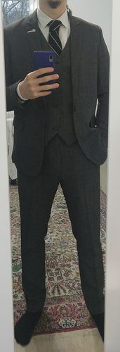 Customer photo review of Three-piece suit Tommy