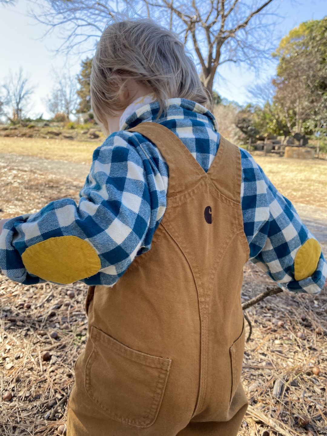 Customer photo review of Winter Blue Check Out & About Shirt