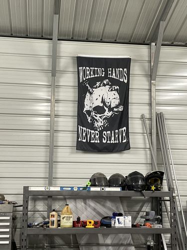 Customer photo review of 409 - Working Hands Flag