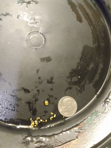 Customer photo review of Goldn Paydirt 'EUREKA' Panning Pay Dirt Bag Gold Paydirt Panning Unsearched