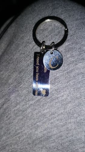 Customer photo review of Drive Safe Keychain