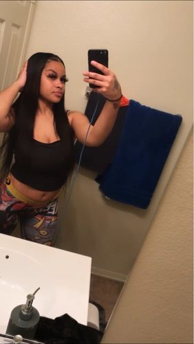 Customer photo review of 50g Virgin Hair Pu Weft Natural 100% Real Remy Sew In Pu Weft Human Hair Bundles(#1)