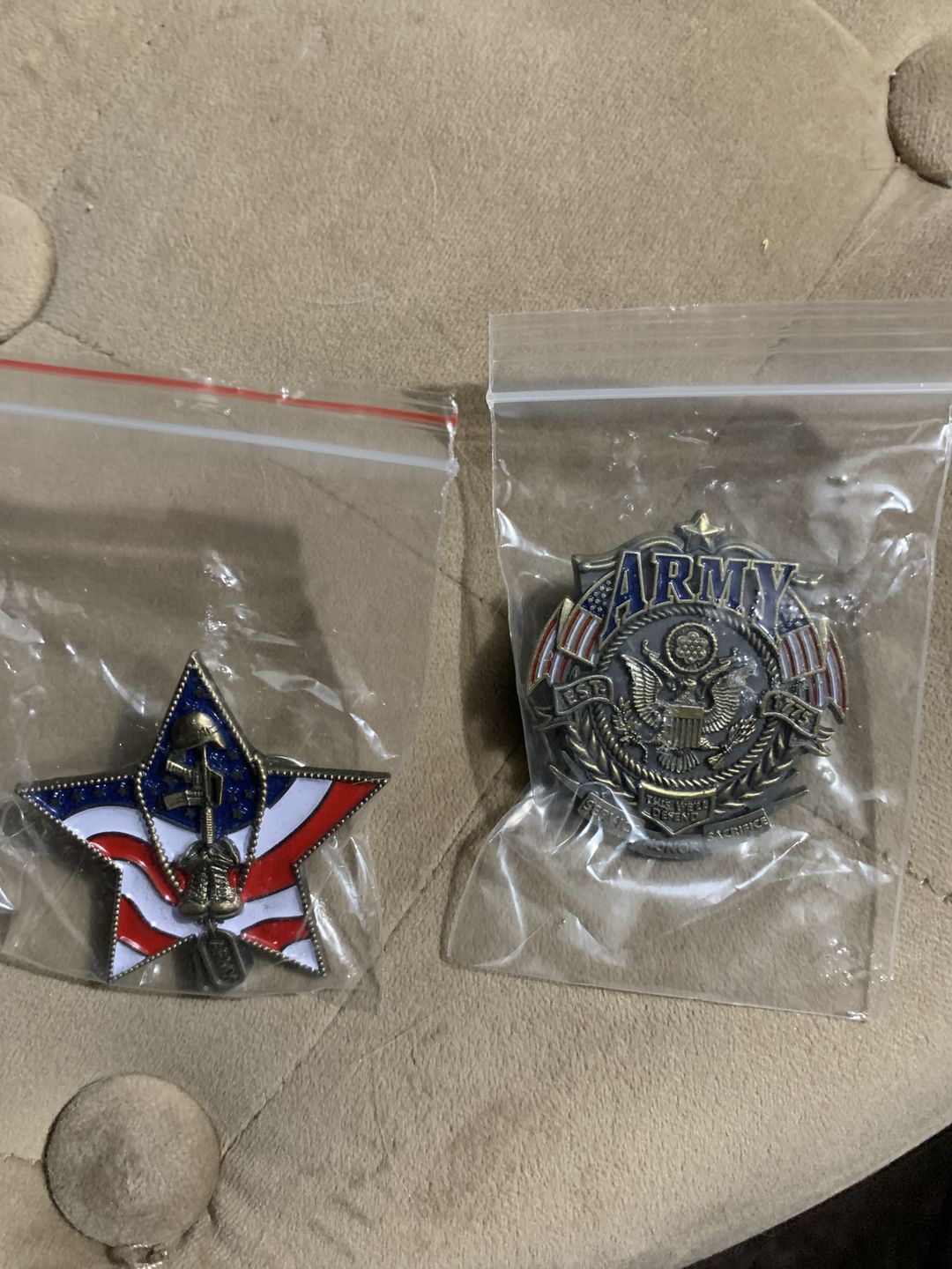 Customer photo review of Huey Helicopter Pin