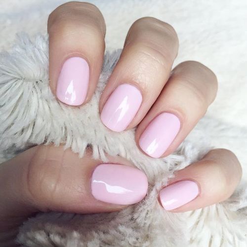 Customer photo review of Premium Gel Liquid "Didier Lab", milky pink, 10 ml