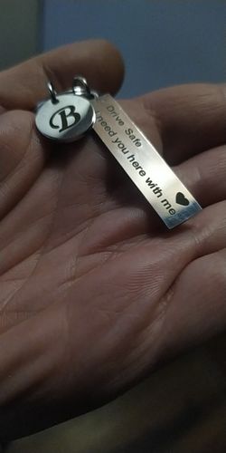 Customer photo review of Drive Safe Keychain