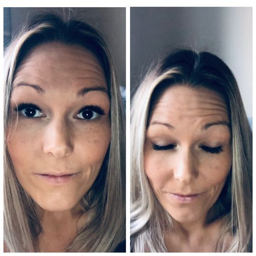 Customer photo review of Rose Quartz Magnetic Eyelashes and Eyeliner Kit