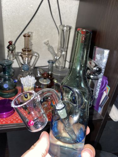 Customer photo review of Smooth Bottom Quartz Banger