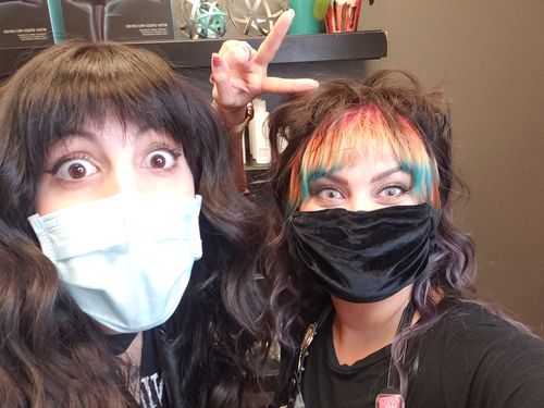 Customer photo review of [US Warehouse] Icy Grey Prescription Contact Lenses