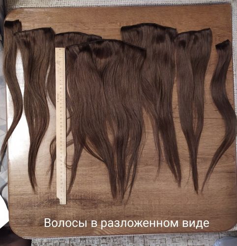 Customer photo review of Full Shine Clip in Extensions 100% Remy Human Hair 7 Pieces Off Black (#1B)