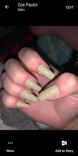 Customer photo review of High Tea Poly Nail Gel Extension Kit