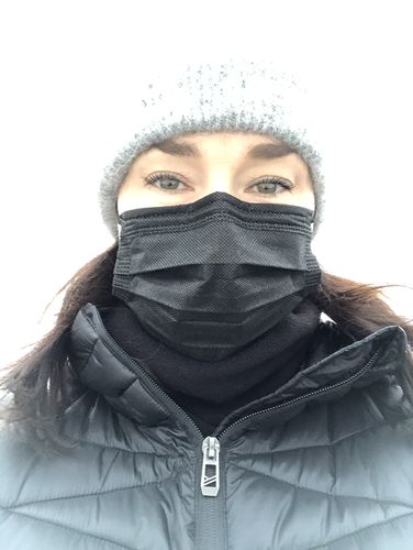 Customer photo review of Musta kasvomaski 100 kpl