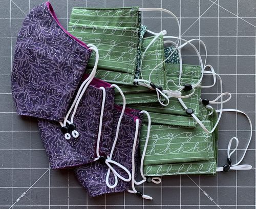 Customer photo review of Black Cord/Elastic Toggle - (20 Toggles /10 Masks)