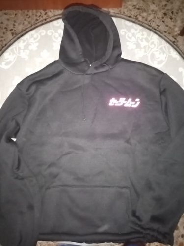 Customer photo review of Harajuku Style Reflective Sailor Moon Hoodie