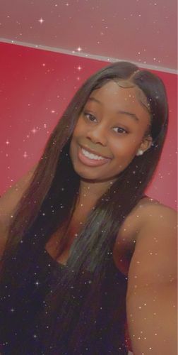 Customer photo review of 50g Virgin Hair Pu Weft Natural 100% Real Remy Sew In Pu Weft Human Hair Bundles(#1)