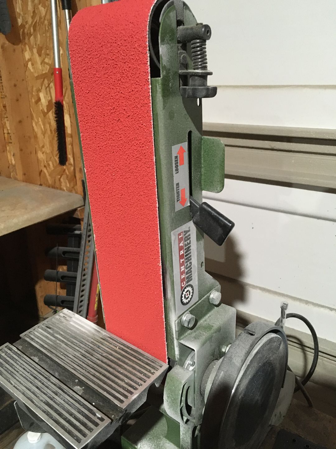 Customer photo review of 4" x 36" Sanding Belts for Stock Removal