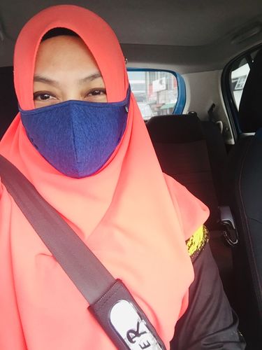 Customer photo review of [SUPER SECRET] Face Mask Stripe Series