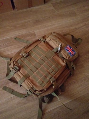 Customer photo review of 50L Large Capacity Man Army Tactical Backpacks Military Assault Bags