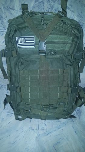 Customer photo review of 50L Large Capacity Man Army Tactical Backpacks Military Assault Bags