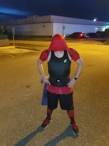 Customer photo review of Men's Hot Power Waist Shaper Belt