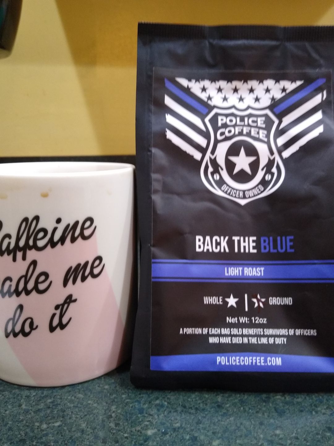 Customer photo review of Back The Blue