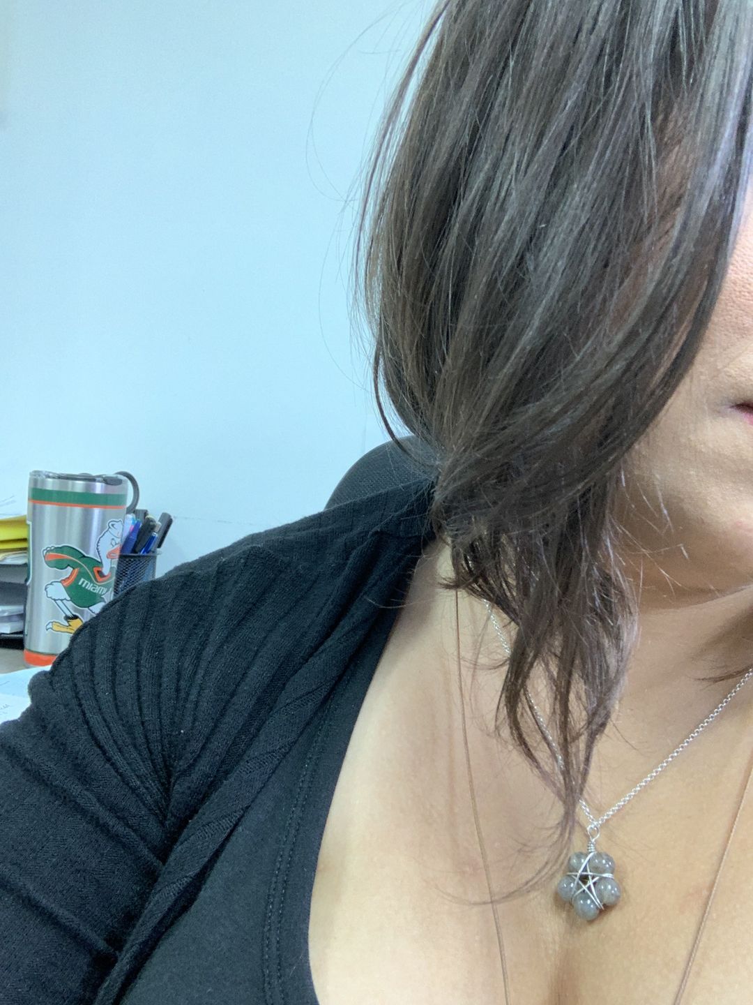 Customer photo review of Crystal Pentagram Necklace – Your Shield in Unsteady Times