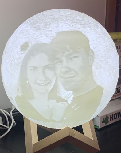 Customer photo review of The Original Moon Lamp™