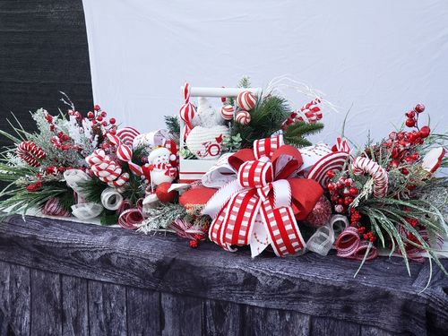 Customer photo review of 25 In Glitter Pine Berry Spray 61818