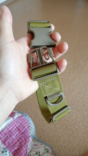 Customer photo review of Military Rescue Useful Tool High Quality Men Adjustable Tactical Belt Buckle Tactical Bag Waistband
