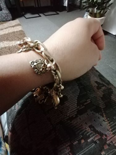 Customer photo review of Bracelet Éléphant Doré