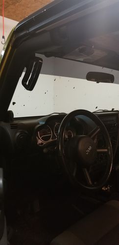 Customer photo review of Aluminum Front & Rear Grab Handles - Black (11-18 Jeep Wrangler JK/ JKU)