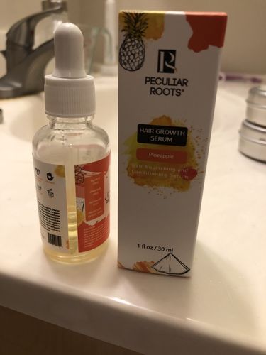 Customer photo review of Hair Growth Serum | 1 oz
