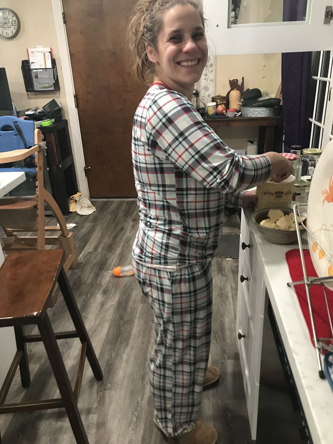 Customer photo review of Pre-order Holiday Plaid Bamboo Men's Pajama Set