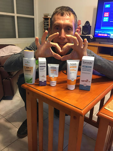 Customer photo review of ערכה טיפולית לעור פנים אדמומי | SEBO T-ZONE KIT