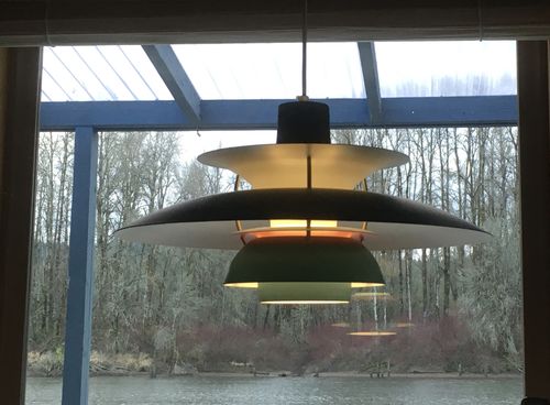 Customer photo review of Mid-Century Modern Lampshade Pendant Light
