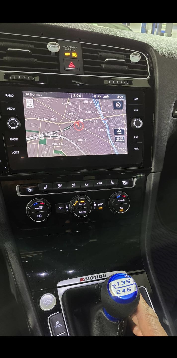 Customer photo review of VW MK7 Golf/GTI/GolfR/E-Golf 8" Glass Display Retrofit Kit (Nav/Non Nav)