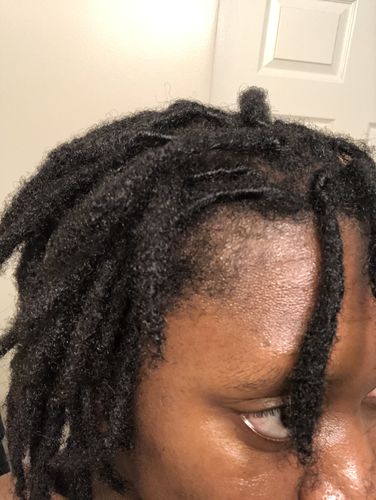 Customer photo review of Aloe Vera Styling Gel | 8.8 oz