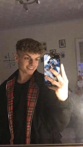 Customer photo review of Mens Classic Harrington Jacket - Black