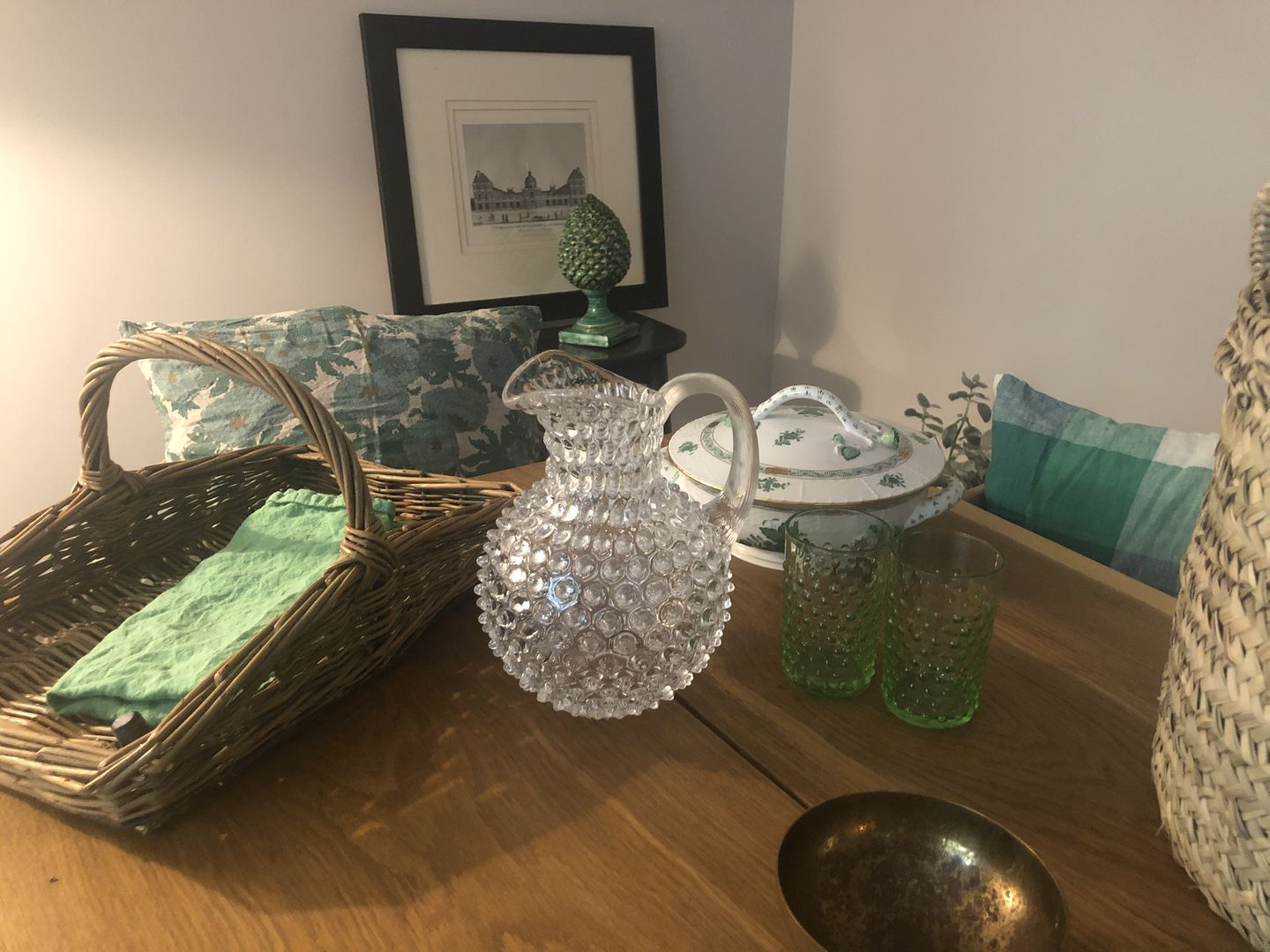 Customer photo review of Crystal Hobnail Jug