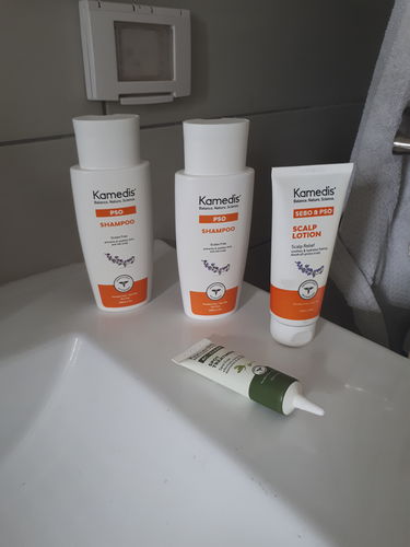 Customer photo review of שמפו טיפולי - 3 יחידות | PSO SHAMPOO