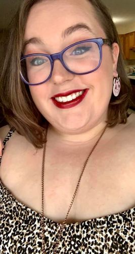 Customer photo review of The Book of Pop Out Earrings