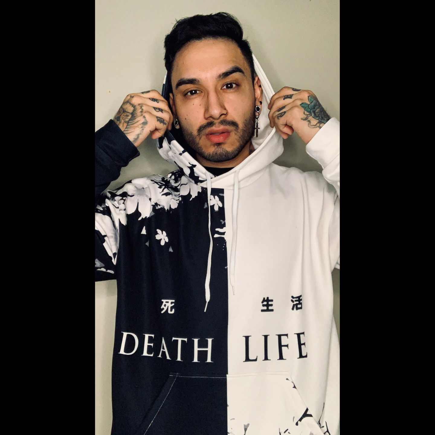 Customer photo review of Death & Life Hoodie