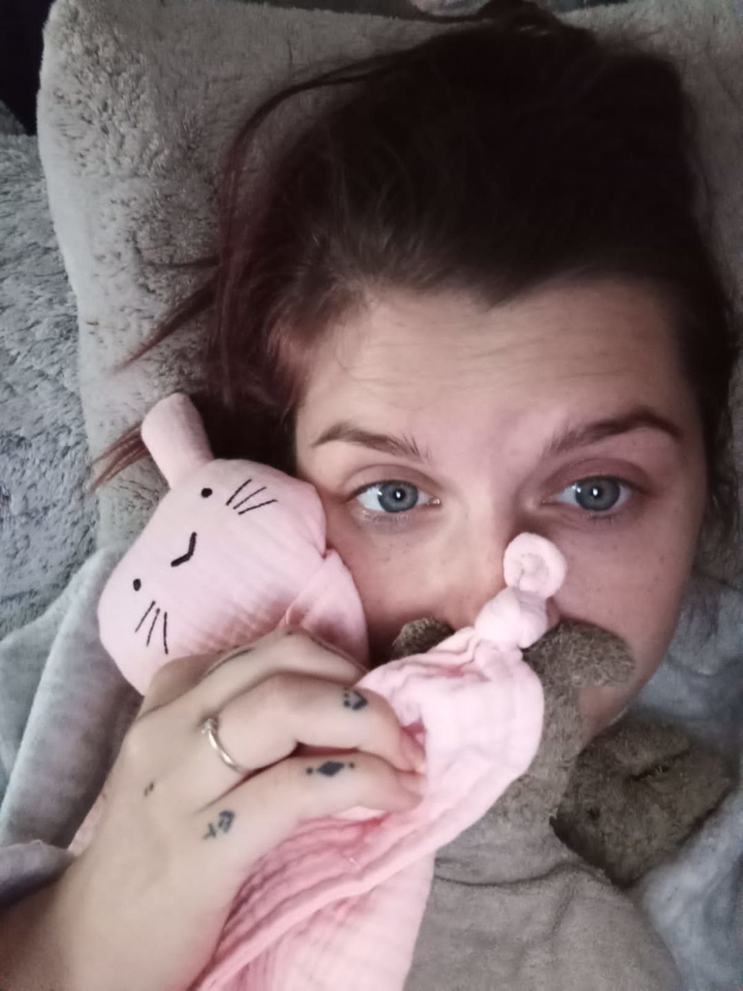 Customer photo review of Doudou Bébé - Lapin "Marceau"