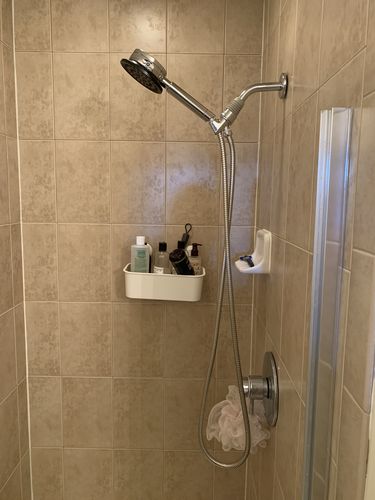 Customer photo review of NEMO Hand Held Shower Head with Hose and Holder | Best High Pressure Showerhead, 2.5 GPM