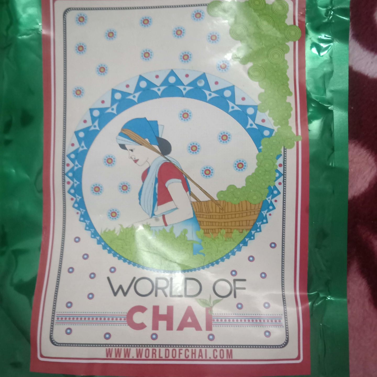 Customer photo review of Signature Indian Masala Chai with Tulsi, saffron and 13 ayurvedic herbs and spices