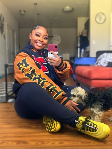 Customer photo review of ORIGINAL VARSITY JACKET - NAVY