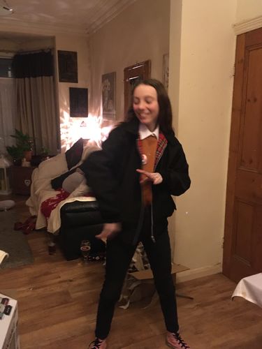 Customer photo review of Kids Classic Harrington Jacket - Black