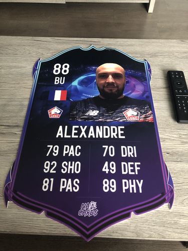 Customer photo review of CARTE FUT EDITION CHAMPION'S LEAGUE SPECIAL