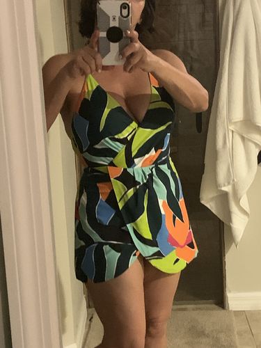 Customer photo review of Anne Cole - Swim Dress With Skirted Bottom