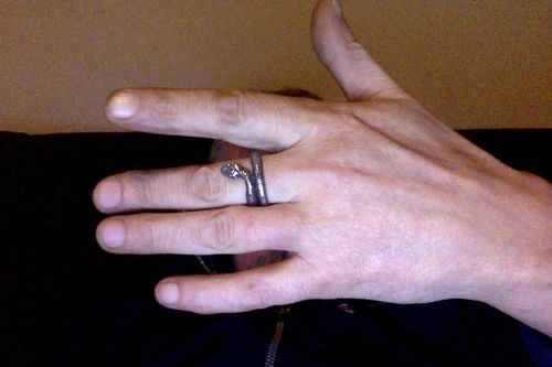 Customer photo review of SNAKE RING