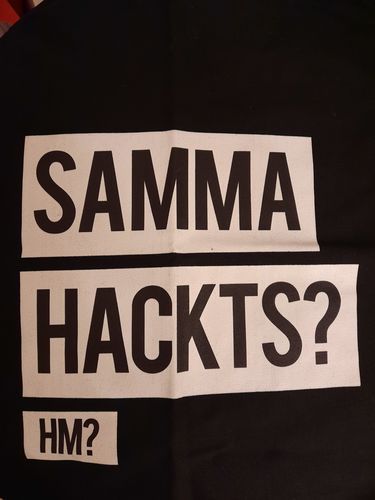 Customer photo review of Samma Hackts? Hm?  - Baumwoll Gymsac